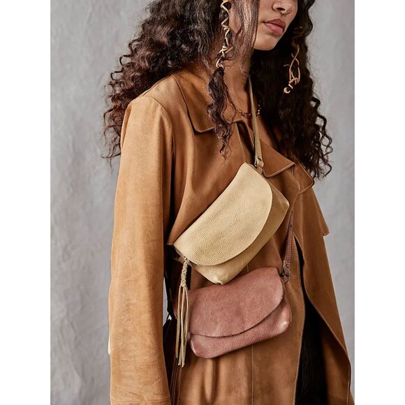 FREE PEOPLE We The Free Rider Crossbody Bag / Buttered Toast - Picture 1 of 12